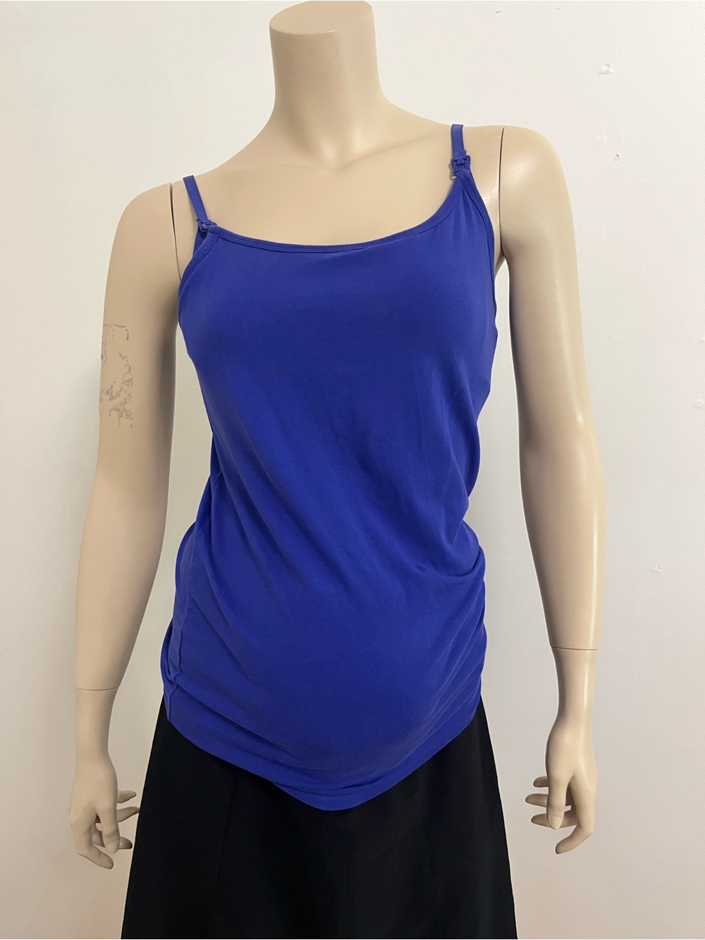 Thyme Maternity Royal Blue Nursing Cami with Adjustable Straps